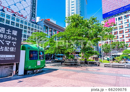 東京 渋谷駅 ハチ公口 駅前風景 東京 渋谷駅 ハチ公口 駅前風景 66209076