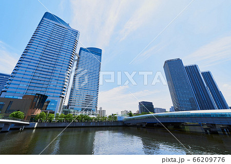 東京のウォーターフロント　朝潮運河の風景 66209776