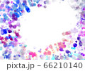 紫陽花色の水彩画風ドット背景画像 66210140
