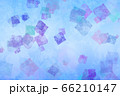 紫陽花色の涼しげな寒色系パターン　グラデーション背景画像 66210147