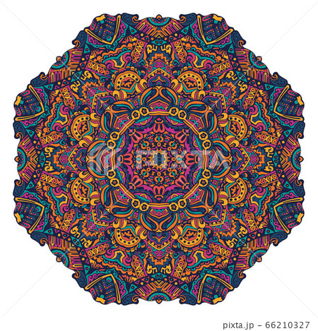 Abstract mandala floral design colorful ornament Abstract mandala floral design colorful ornament 66210327