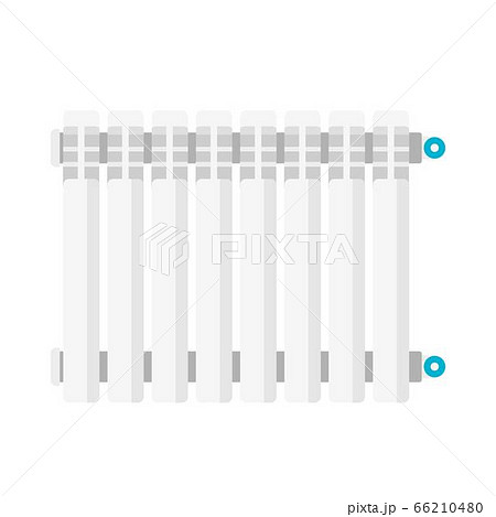 Warm radiator icon, flat style 66210480