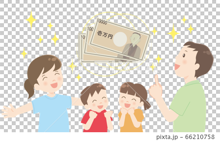 家庭對額外收入感到滿意 66210758