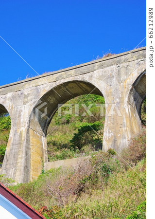 北海道 旧戸井線コンクリートアーチ橋 北海道 旧戸井線コンクリートアーチ橋 66212989