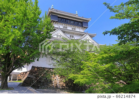 【福岡県】新緑の小倉城天守閣 【福岡県】新緑の小倉城天守閣 66214874