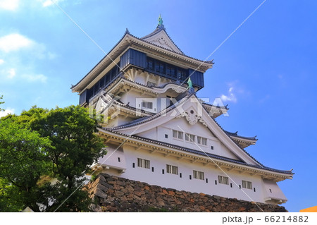 【福岡県】新緑の小倉城天守閣 【福岡県】新緑の小倉城天守閣 66214882