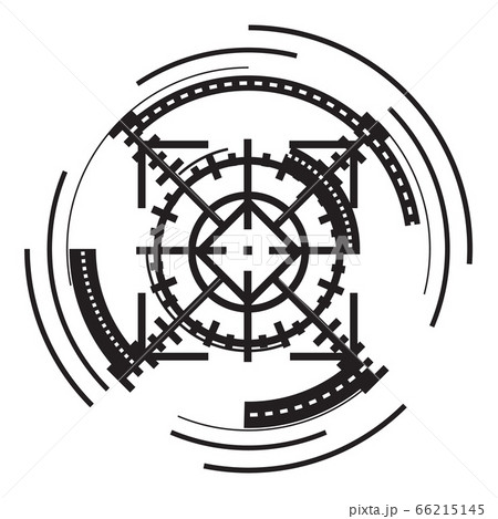 Fighter target icon, simple style 66215145