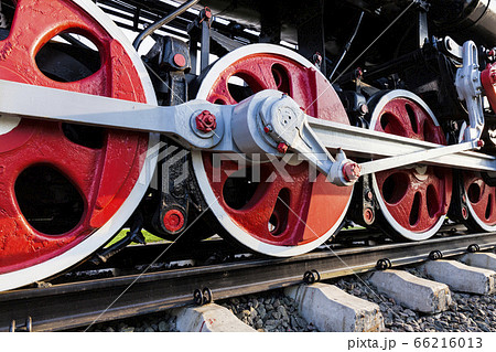 details of an old steam locomotive details of an old steam locomotive 66216013
