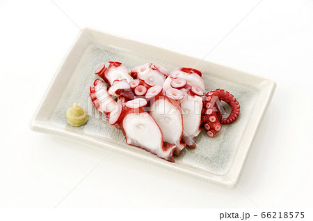 ボイル蛸の刺身 66218575