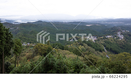 奈良県 吉野山 花矢倉展望台 夏 66224295