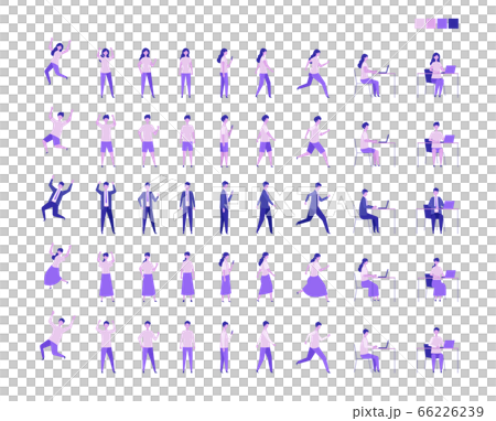 男人和女人的各種身體姿勢插圖集 男人和女人的各種身體姿勢插圖集 66226239