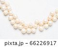 pearl necklace isolated on white 66226917