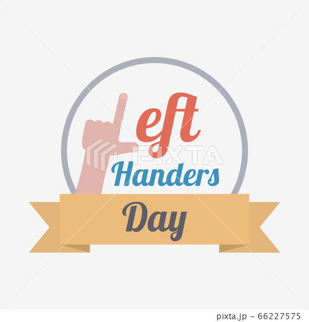 Left handers day card 66227575