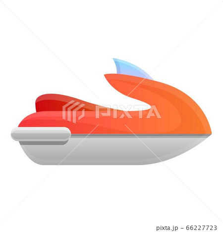 Sea jet ski icon, cartoon style 66227723