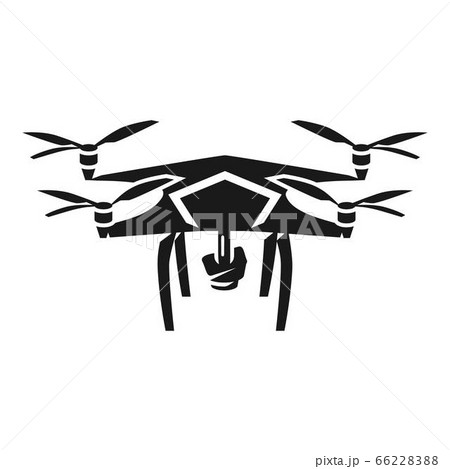Fire drone icon, simple style Fire drone icon, simple style 66228388