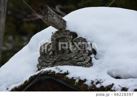 雪に覆われた屋根(高野山/和歌山県伊都郡高野町高野山) 雪に覆われた屋根(高野山/和歌山県伊都郡高野町高野山) 66228397