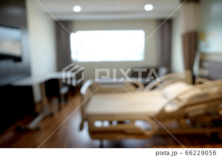 Abstract beautiful blur hospital interior  66229056
