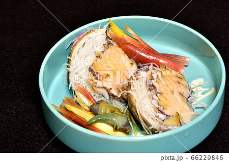 アワビのお造り 66229846