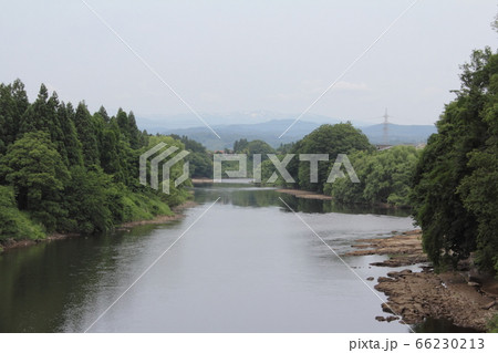 柴橋からの最上川 柴橋からの最上川 66230213