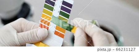 Litmus paper shows acidity, chemical analysis 66231127