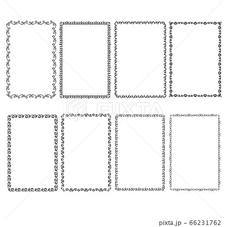 Decorative frames. Retro ornamental frame, vintage 66231762
