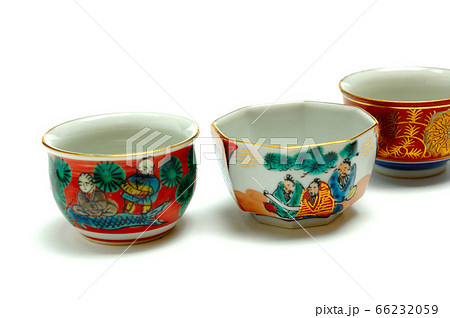 九谷焼のぐい飲み 九谷焼のぐい飲み 66232059