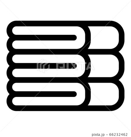 Clothes stack icon, outline style Clothes stack icon, outline style 66232462