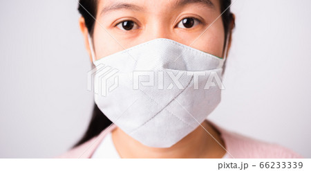 woman wearing protection face mask against woman wearing protection face mask against 66233339