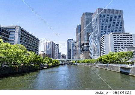 大阪　中之島　ビジネス街 66234822