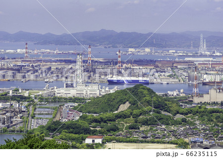 水島工業地帯 水島コンビナート 岡山県倉敷市 水島工業地帯 水島コンビナート 岡山県倉敷市 66235115