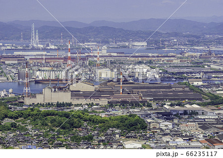 水島工業地帯 水島コンビナート 岡山県倉敷市 水島工業地帯 水島コンビナート 岡山県倉敷市 66235117