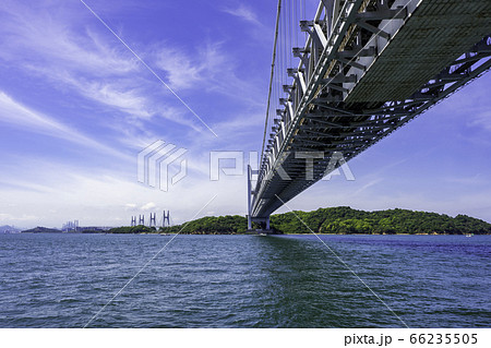 瀬戸大橋　櫃石島橋　岡山県倉敷市 66235505