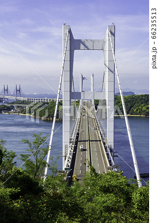 瀬戸大橋　櫃石島橋　岡山県倉敷市 66235513