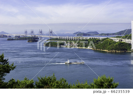 瀬戸大橋 櫃石島橋 岡山県倉敷市 瀬戸大橋 櫃石島橋 岡山県倉敷市 66235539