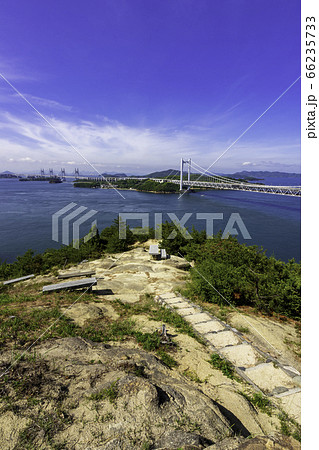 瀬戸大橋と塩飽諸島 岡山県倉敷市 瀬戸大橋と塩飽諸島 岡山県倉敷市 66235733