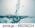 Background of pure water is pouring with bubbles. 66236224