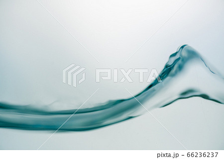 Background of pure water wave is swaying in the glass. 66236237