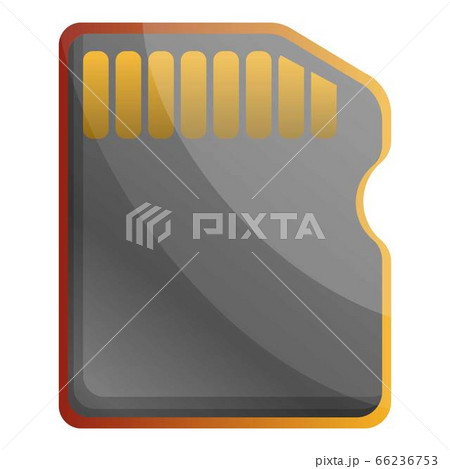 Sd card icon, cartoon style Sd card icon, cartoon style 66236753