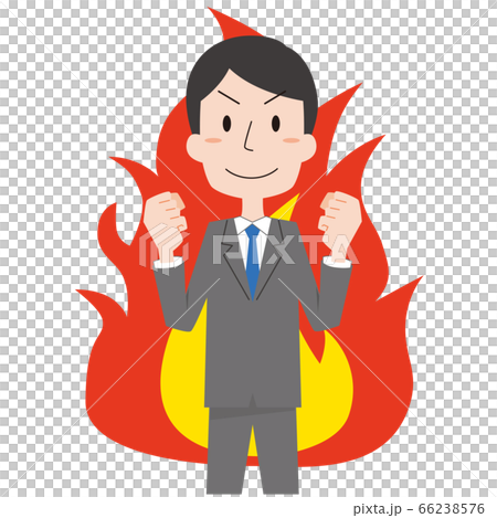 Motivated male office worker without main line 66238576