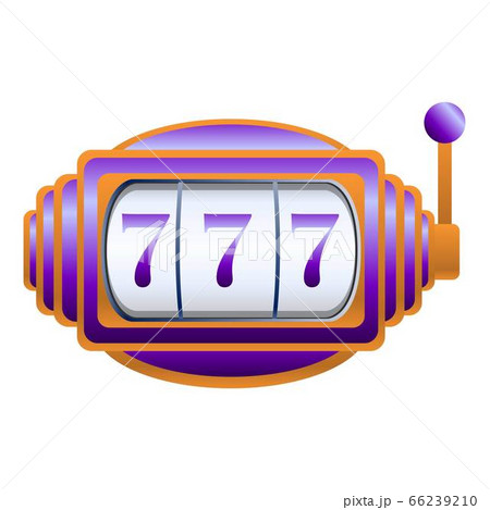 Slot machine icon, cartoon style Slot machine icon, cartoon style 66239210