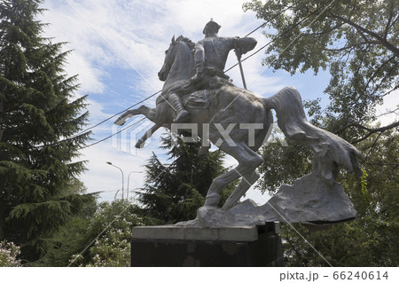 Monument to Red Army soldiers in settlement Kudepsta, Sochi 66240614