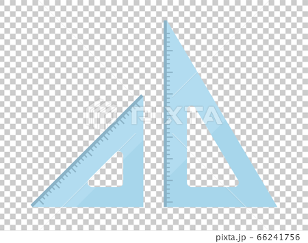 Triangular Ruler Illustration Stock Illustration