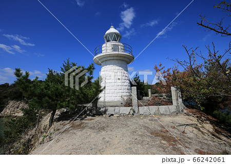 広島県竹原市　大久野島　大久野島灯台 66242061