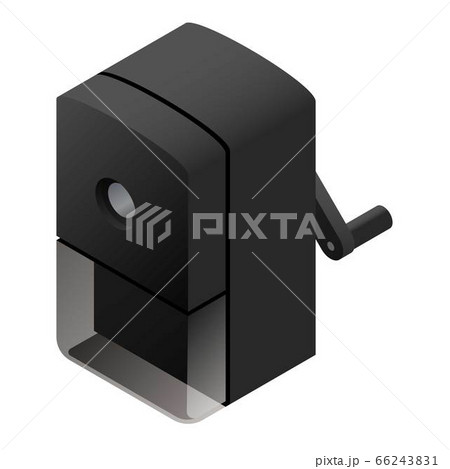 Office sharpener icon, isometric style Office sharpener icon, isometric style 66243831