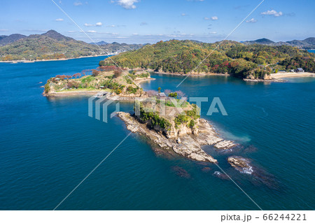 能島（愛媛県今治市／しまなみ海道）　空撮 66244221