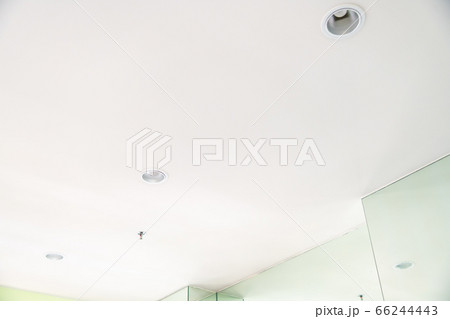 fluorescent lamp on the modern ceiling 66244443