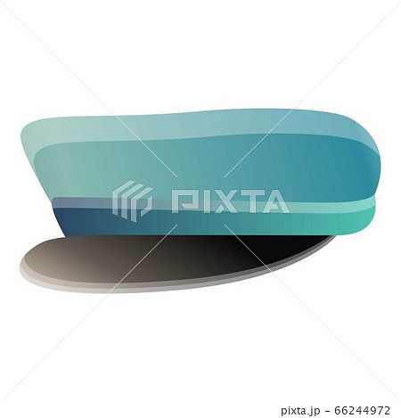 Postman cap icon, cartoon style 66244972