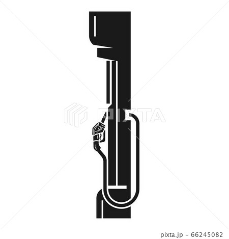 Petrol station stand equipment icon, simple style 66245082