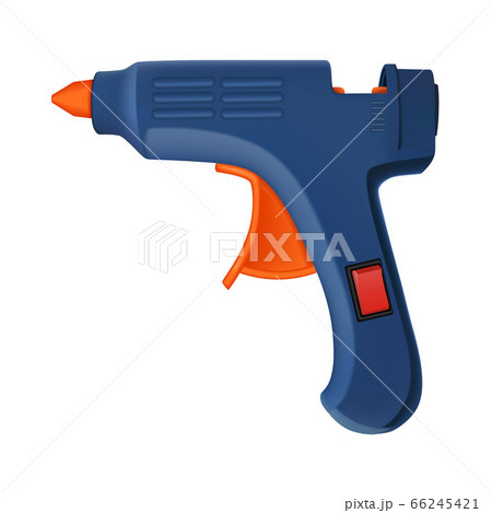 Glue pistol icon, realistic style 66245421