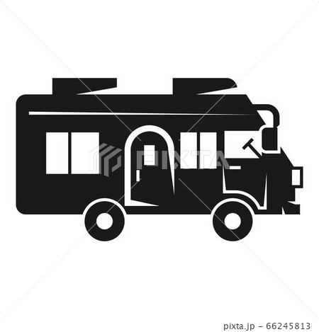 Adventure truck icon, simple style 66245813